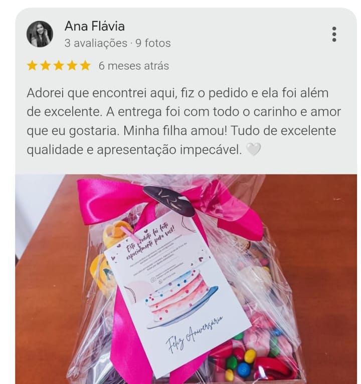 Avaliação 2 de cliente no Google