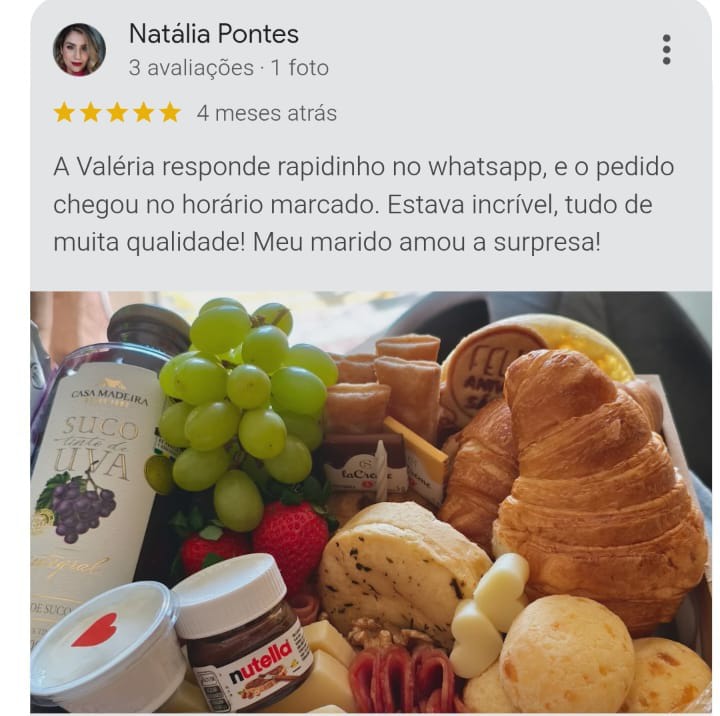 Avaliação 1 de cliente no Google